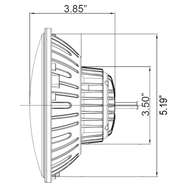 VISION-X 5 3/4" HALO LED HEADLIGHT UNIT